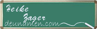 Heike Zager Visitenkarte